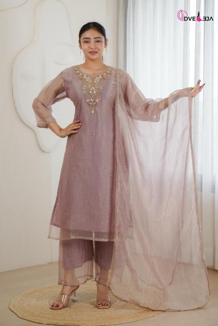 Dveeja sanskar handwork 3pcs kurtis wholesale